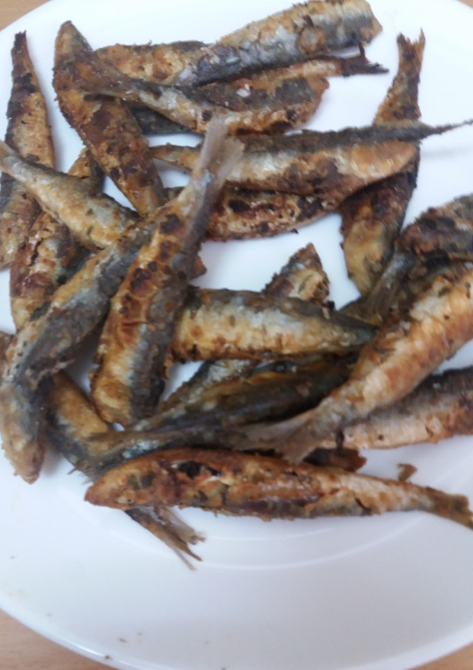 Una foto de Xoubas fritas