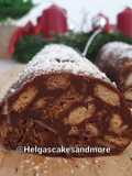 Schokoladen - Salami mit Spekulatius