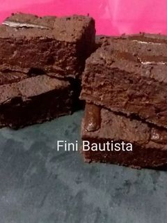 Una foto de Brownie de boniato sin azúcar (vegano)
