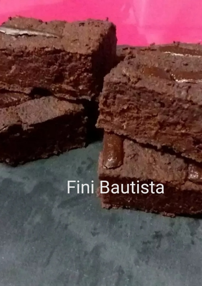 Una foto de Brownie de boniato sin azúcar (vegano)