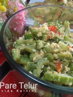 Foto resep Tumis Pare Telur