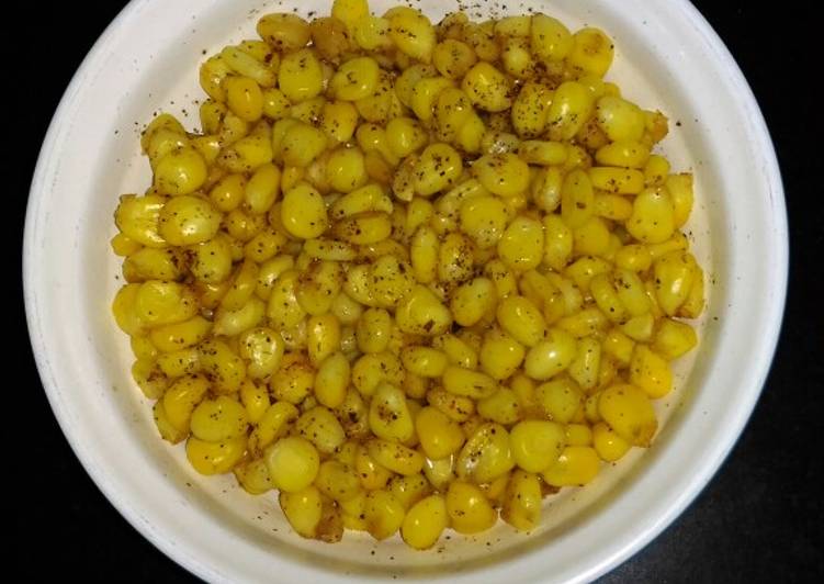 Recipe of Homemade Masala sweet corn