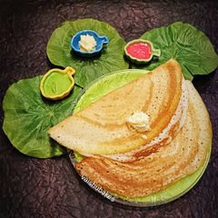 Davangere Benne Dosa / Butter Dosa A picture of Davangere Benne Dosa / Butter Dosa.