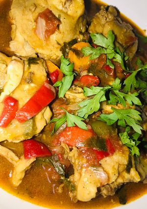 A picture of Chicken soup.