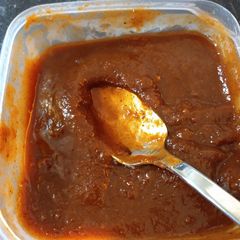 Pulparindo Sauce A picture of Pulparindo Sauce.