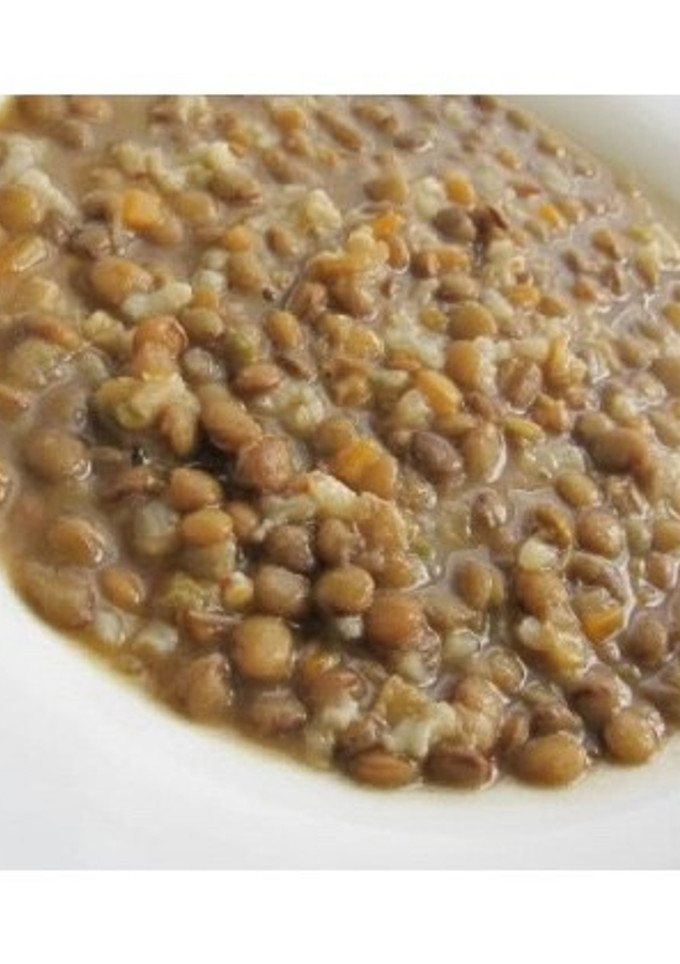 Una foto de Lentejas con arroz en olla GM