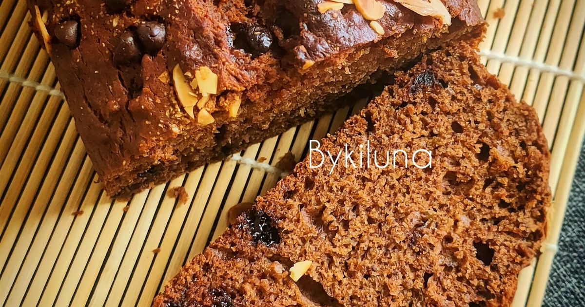 Double Choco Banana Bread