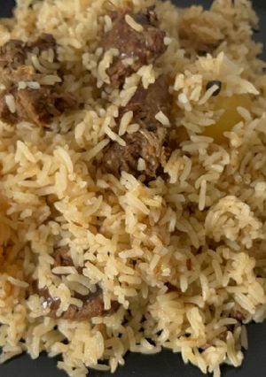 A picture of Whole Spices Beef Pilau.