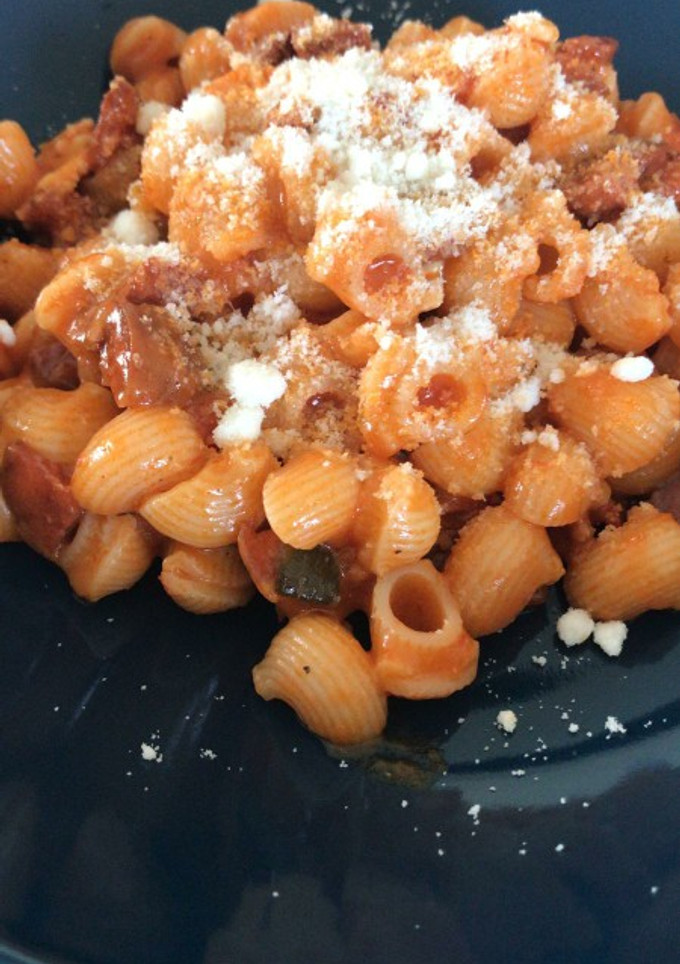 Una foto de Caracolas con chorizo