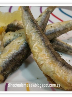 Una foto de Boquerones fritos