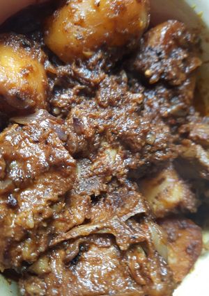 মটন কষা(mutton kosha recipe in Bengali) রেসিপির প্রধান ছবি