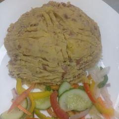 A picture of Mushenye..# 2 ingredients meal.