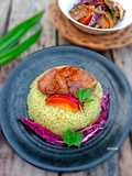 Pandan butter rice