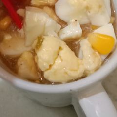 A picture of Knorr Hot and sour soup with egg.