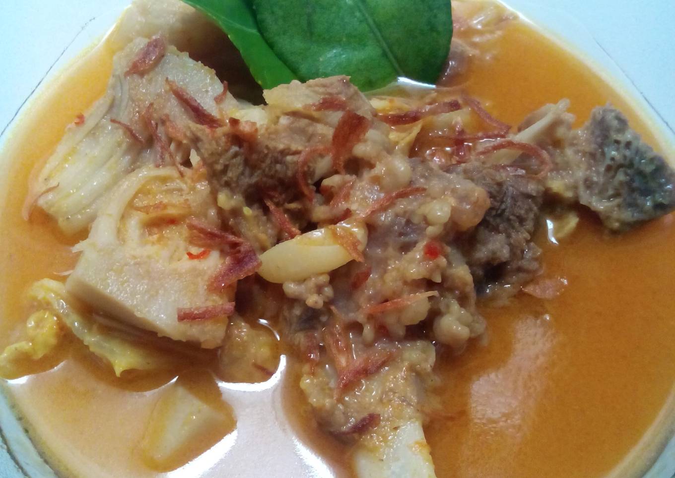 Soto daging nangka muda