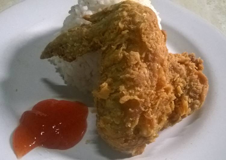 Super simple fried chicken