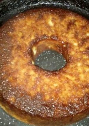 Una foto de Budín de pan bien casero