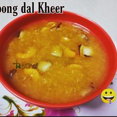 A picture of Moong dal payasam recipe.