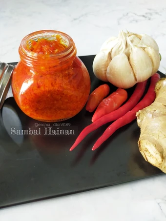 Cara Gampang Membikin Resep Sambal Hainan Restoran Singapura (Harus Pake Jahe) yang Sempurna Anti Ribet, Lezat
