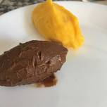 Helado de mousse de chocolate (vegan - sin lactosa)