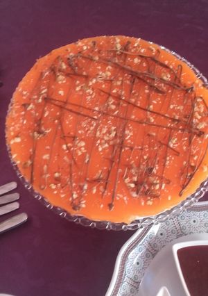 صورة لوصفة كيك بارد بدون فرن رائع