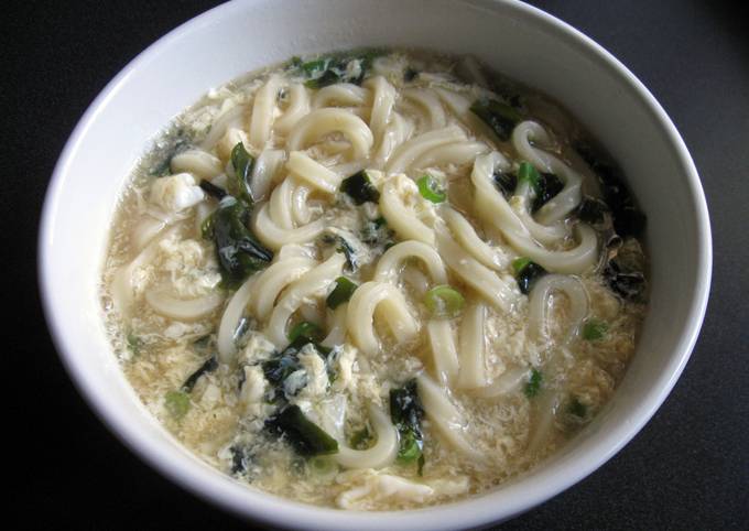 Simple Way to Prepare Any-night-of-the-week ‘Nikomi’ Simmered Udon &
Egg Soup
