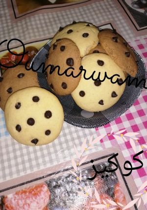 صورة لوصفة بحبة بيض❤️خرجت 25 حبة كوكيز🍪