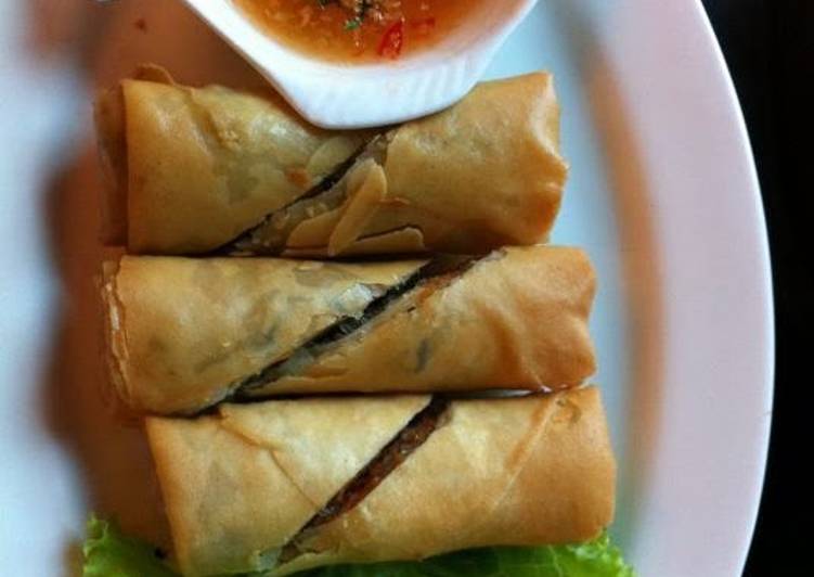 Simple Way to Make Perfect thai spring rolls