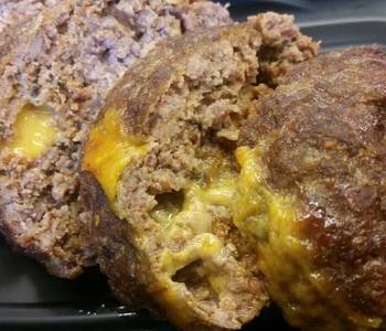 Ready to Serve Spicy Cheddar Stuffed Mini Meatloafs Delicious Nutritious