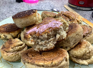 Una foto de Cinnamon rolls a mi estilo
