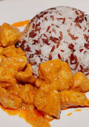 Gyors csirke curry recept fotója