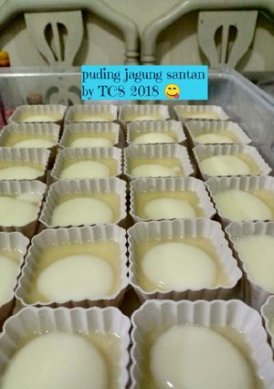 Foto resep Puding jagung santan