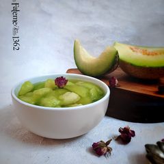 A picture of Persian Melon Faloodeh (Chilled Melon Dessert).