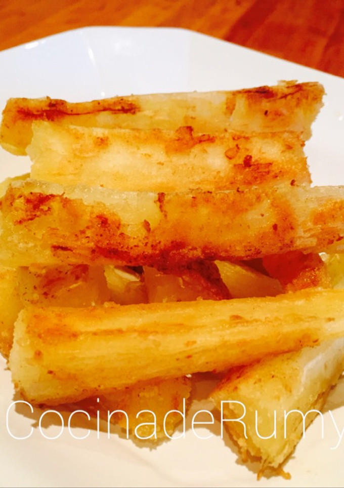 Una foto de Mandioca (yuca) frita🇵🇾 receta paraguaya
