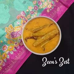 A picture of Drumsticks Khatti Daal.