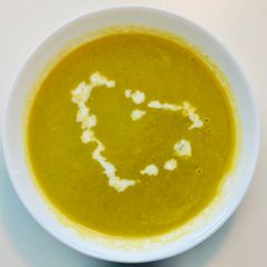 A picture of Sweet Pea Soup.