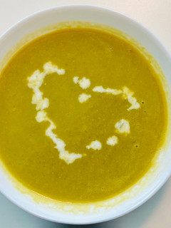 A picture of Sweet Pea Soup.
