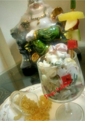 A picture of Russian fruit salad.