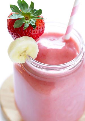 A picture of Strawberry Banana Smoothie.