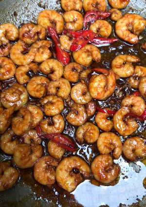 Foto resep Udang Kecap Sambal Terasi