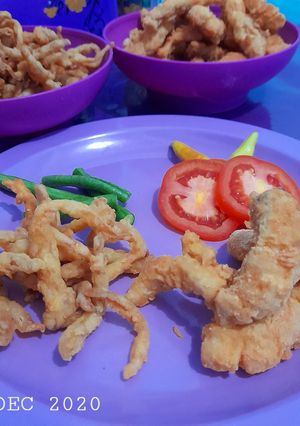 Foto resep Gurame dan jamur krispi (full tips no amis no bau lumpur)