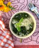Arroz caldoso con acelgas