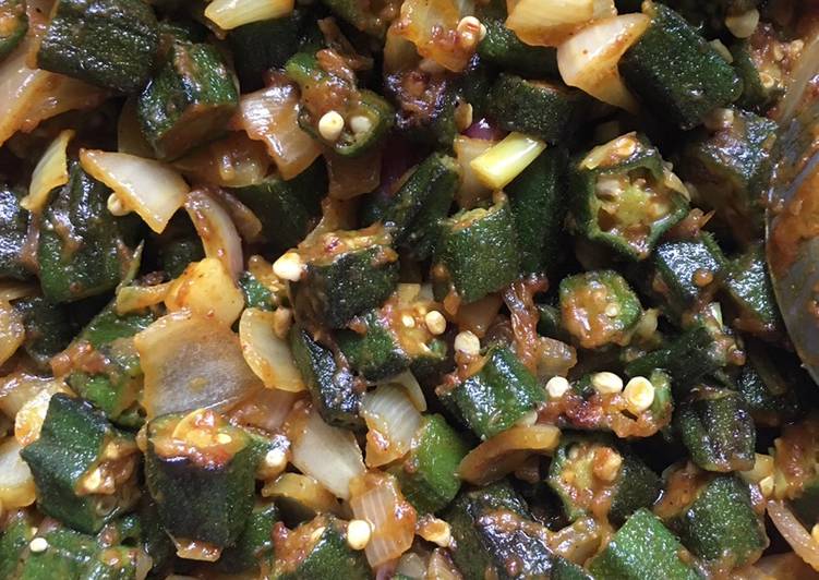 Simple Way to Make Quick Msaledar bhindi