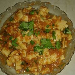 A picture of Patod ki subji.