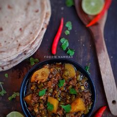 A picture of Mutton beans keema.