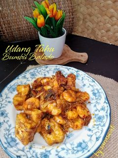 Foto resep Udang Tahu Bumbu Balado
