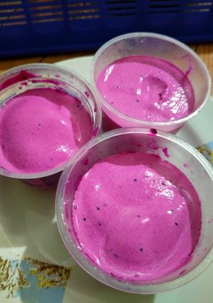 Foto resep Es krim buah naga