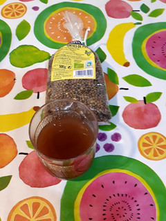 Una foto de Jugo de lentejas germinadas