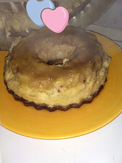 Una foto de Torta imposible 🥧🍮torta flan y chocolate 🍫😋