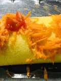 Pionono de palmito y queso